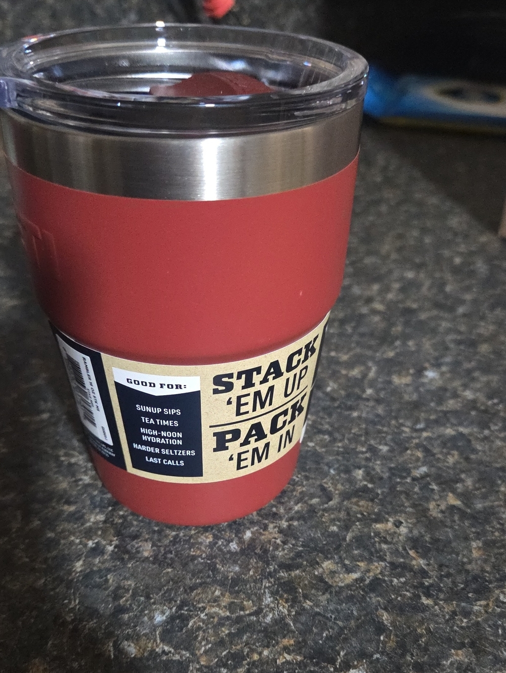 YETI Rambler 16oz Stackable Cup - Maroon - Picture 8 of 8